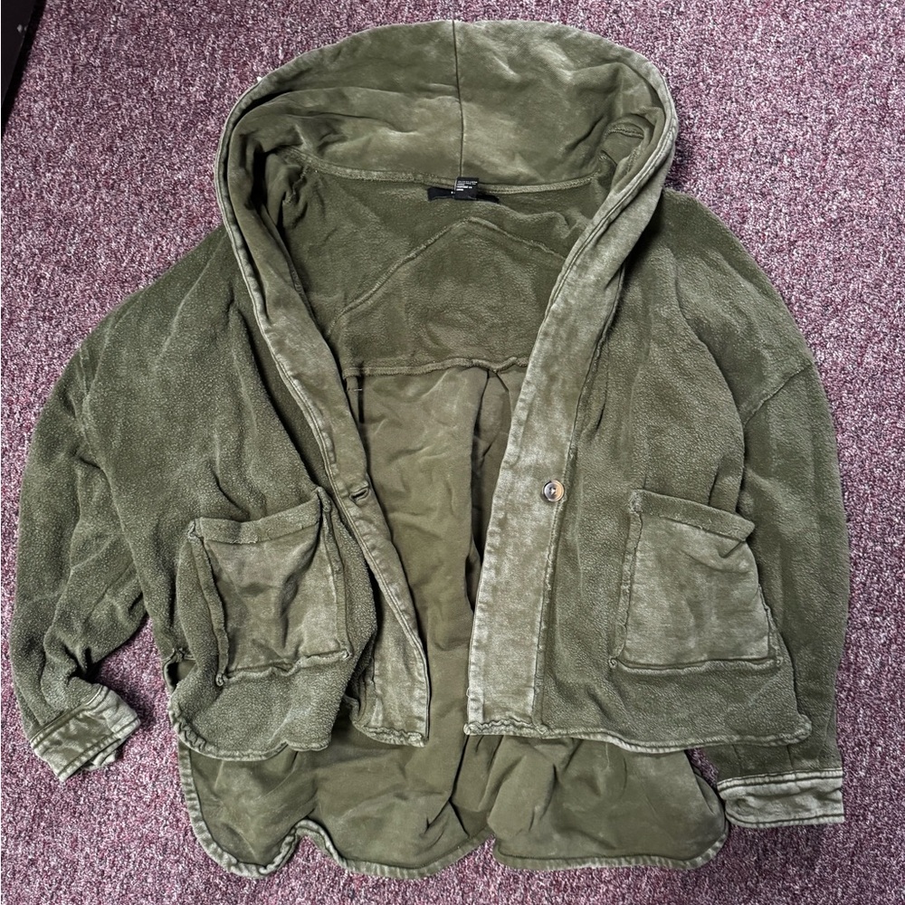 Forever 21 Olive Green Military Jacket